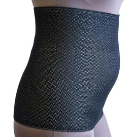 BODYPERFECT Kidney Warmer Men and Women, Heat Belt, Back Warmer, Men's Kidney Belt, Kidney Protection, Thermal Strap, Body Warmer Made of Wool (Black, S)