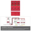 Orange Red Combiner Box Surge Protection Device Distribution Box Voltage