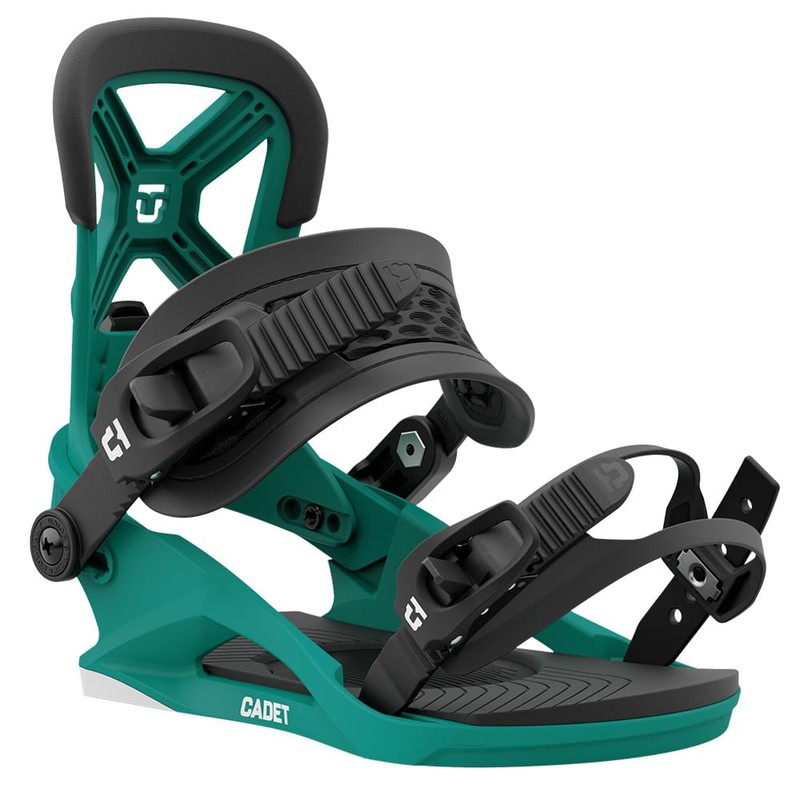 Union Cadet Youth Snowboard Bindings, M, Teal