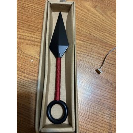 Hero's Edge Naruto Fixed Blade Ninja Kunai Wrapped Handle 9” Cosplay Metal