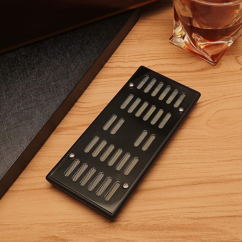 TISFA Cigar Humidifier, Cigar humidor humidifiers, Black Cuboid Humidor Humidifier