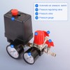 Dent-de-lion Air Compressor Pressure Switch Black Valve with Control 90-120