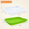 Gardzen 5-Pack Sprouts Growing Kit, Bean Sprouts Tray, Soil-Free Sprouting