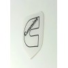 N/A GRILLE EMBLEM fits RAM Diesel 2006-2010 White / Black