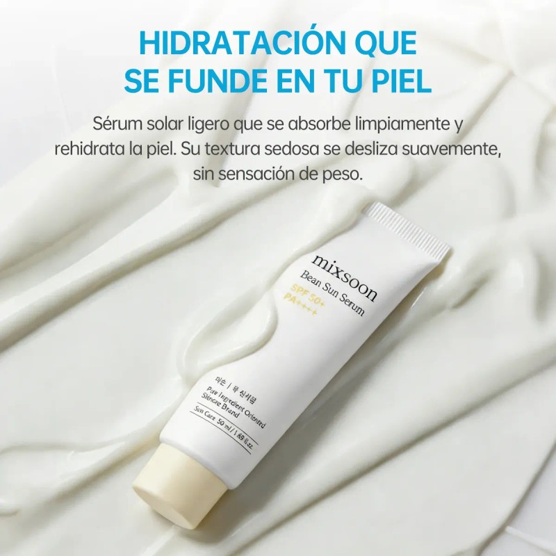 Mixsoon Suero Facial Solar De Soja Spf50+ Iluminador 50ml