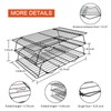 SCDGRW 3-Tier Stackable Cooling Racks, Stainless Steel Wire Rack Baking