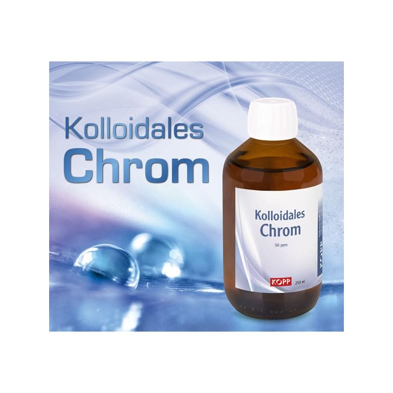 Colloidal Chrome Concentration 50 ppm | 250 ml | Purity