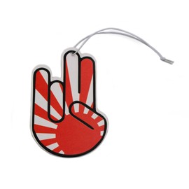 VmG-Store VmG-Store 2er Set Lufterfrischer Duftbaum Tuning frs Auto Duftspender Air Freshener Duft lustiger Anh?nger Design (140 Rising Sun Shocker)