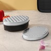 Cheese Grater,Cheese Grater with Container,Kitchen Grater,Box Grater Graters for Kitchen(Black)