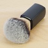Shaving Brush Synthetic Hair with Black Plastic Handle Height 10