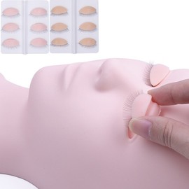 Eyelid Eyelash Extension Practice 6-piece Set Light Skin Tone Practice Tool (6 pieces)