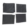 4pcs Garment Bags Waterproof Dustproof Thickened Suit Bag with Transparent
