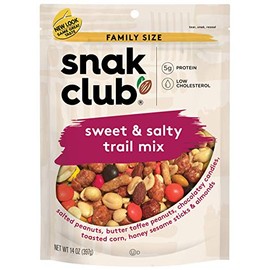 Snak Club Sweet & Salty Trail Mix, Family Size, 14 Ounce