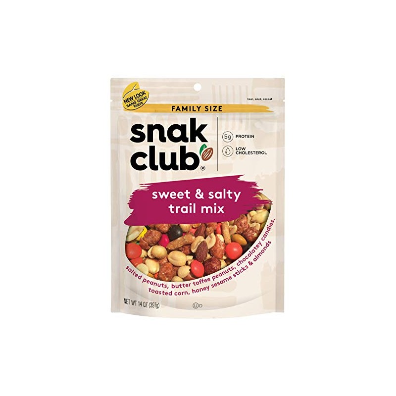 Snak Club Sweet & Salty Trail Mix, Family Size, 14