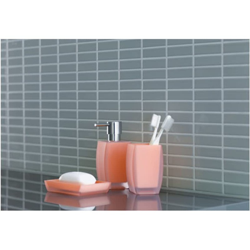 Spirella Freddo Polystyrol Soap Dispenser, Salmon