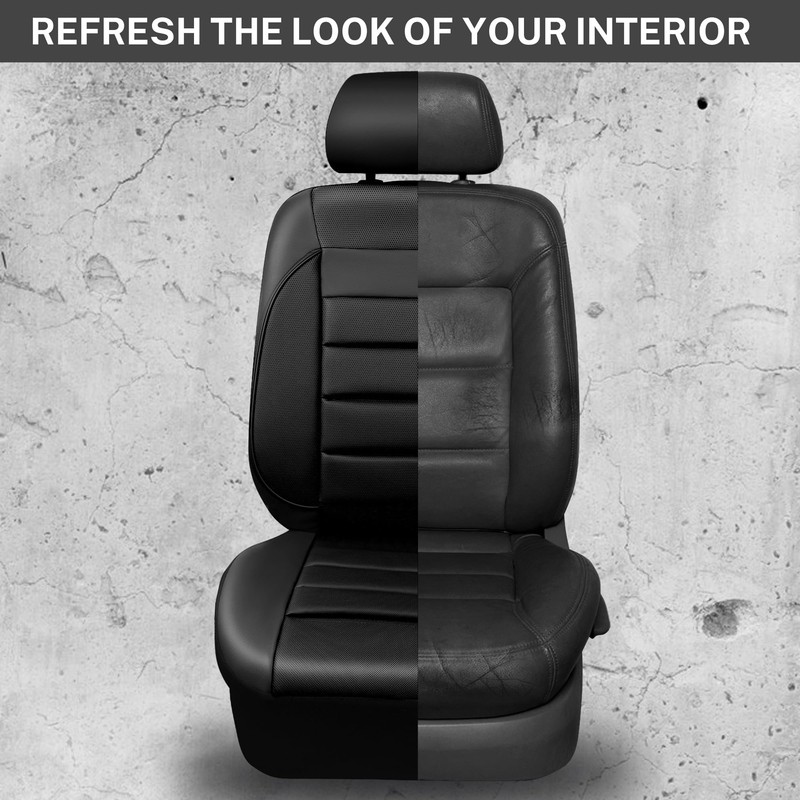 CAR PASS Faux Leather Car Seat Covers Front Seats Only,
