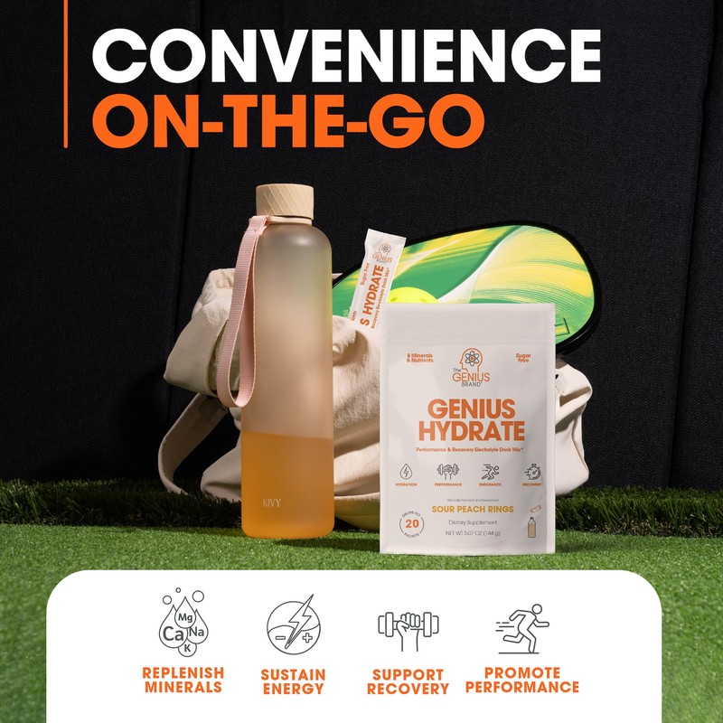 The Genius Brand Genius Hydrate - Electrolyte Supplement for Daily