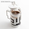 French Press Pot Maze Shell Design Glass Press Pot Press