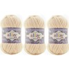 Alize Velluto Baby Blanket Yarn 100% Micro Polyester 3 Pack