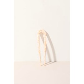 Pixie Woo Acetate French Hair Pin for Women - DURABLE, ECO-FRIENDLY - Elegant Hair Accessories for Women, Ideal for Buns & French Twist, Designed for a Secure, Comfortable Fit - 1pc (latte)