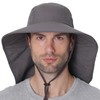Fishing Cap Wide Brim Sun Hat with Neck Flap for
