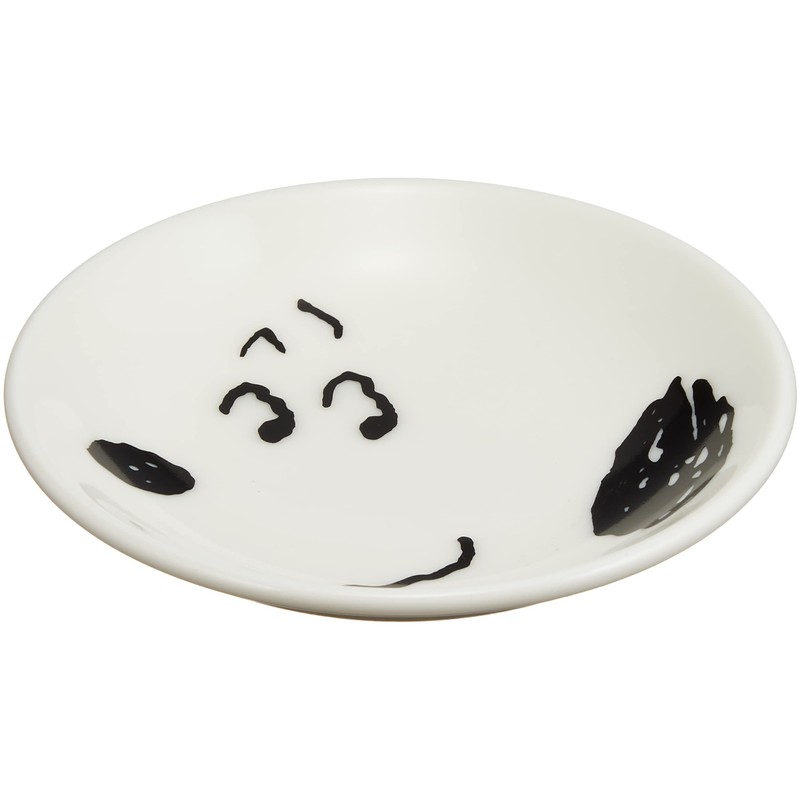 Peanuts 612107 Snoopy Simple Face Mini Plate Plate Diameter 4.1