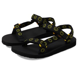 Teva Girls Original Universal Sandal, Smile Black, 13 Little Kid