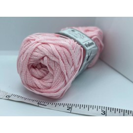 Ice Yarns Light Pink Violino 55727 Ice Yarns Skinny Net Ribbon Yarn 50gr 109yd