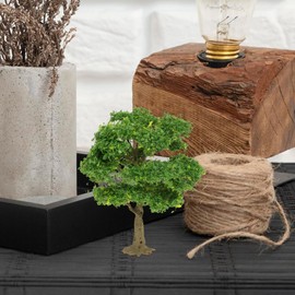 STOBAZA Miniature Trees Artificial Model Trees Sand Table Fake Tree Miniature Plant Tree Figurine for Micro Landscape Diorama Scenery DIY Crafts Garden Ornament