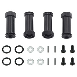 Vgoohobby Aluminum 12mm Wheel Hex Hub Adapters 25mm/30mm Extension Longer Combiner Compatible with Traxxas Slash 4x4 HQ 727 1/10 RC Car (30mm)