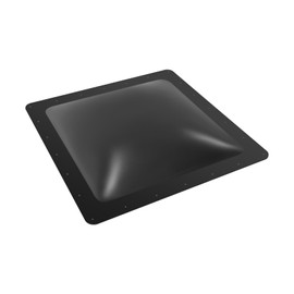 RV Skylight Outer Dome 26"x26", Clear Black UV-Resistant PC Skylight Cover for Camper RV, Universal Replacement Top Dome Roof Vent, Impact-Resistant Exterior Panel