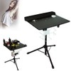 Mobile Tattoo Workstation Stand, Heavy Duty Mobile Tray Portable Table