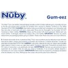 Nuby 2-Pack Gum-EEZ Pacifier Teethers, Colors May Vary
