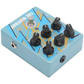 Analog Sound Effect Equalizer Combined Reverb Delay Pedal for Guitar Players Beginners