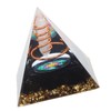 Healing Crystal Pillar Pyramid 6CM Epoxy Positive Energy Generator Meditation