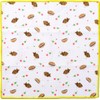 REP 542484 Wagashi Dish Cloth, 2 Pieces, Yellow, Stylish, Cute,