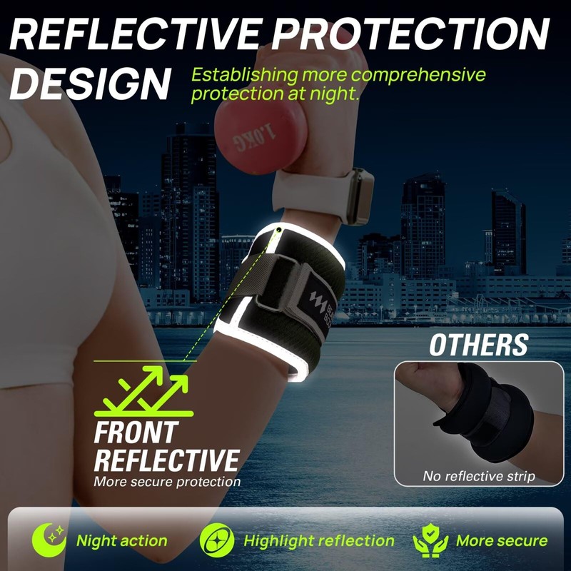 Ankle Wrist Weights for Women Men A Pair of 6