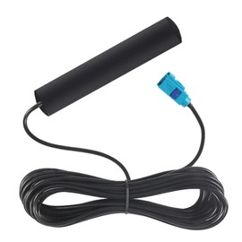 Vehicle 4G LTE Cellular Antenna WiFi Bluetooth Adhesive Mount Fakra Z Female Water Blue Connector 2.4GHz Hidden Antenna for Vehicle SUV Car Stereo Security Bluetooth Module Head Unit Receiver