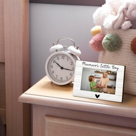 DUXMNAMG Meemaw 4x6 Picture Frame, Grandma Photo Frame, Grandson Photo Frame, MeemawGifts for Grandma Mothers Day from Grandson Grandkids, Meemaw’s Little Boy Picture Frame for Desk Decor