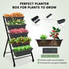 Giantex Vertical Raised Garden Bed on Wheels, Elevated Planter Raised