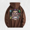 Saint Graphic Hoodie 100% Cotton US Warehouse 6 ColorsColor: Khaki,