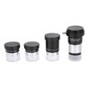 1.25" Plossl Telescope Eyepiece Set 4/10/25mm 2X Barlow Lens Kit