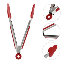 FUNOMOCYA 1pc Christmas Style Food Clamp BBQ Cooking Clip Draining Design Pad for Home Parties and Festive Celebrations and Creative Baking Tool