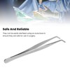 Laboratory Tweezer High Accuracy 304 Stainless Steel Serrated Edge 20cm