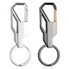 MOLIMOLI Carabiner Key Ring Set with 2 Sturdy Key Rings