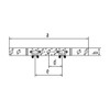Rehau Rautitan Holder Type O 75/150 for Double Connection