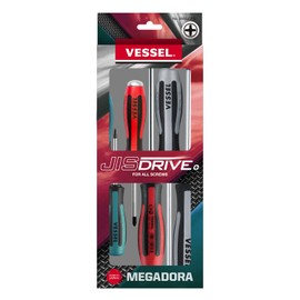 MEGADORA JIS Screwdriver 6PCS. Set