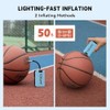 TOPUMP Portable Electric Ball Pump with Deflation Function