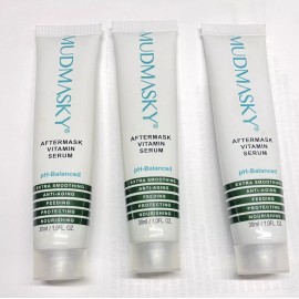 Mudmasky (3) Mudmasky Aftermask Vitamin Serum 30ml/1.0 fl oz , Each,New & Sealed.