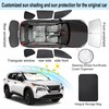 TINGLU Window Shades for Nissan Rogue 2021-2024 2025(NOT for Rogue
